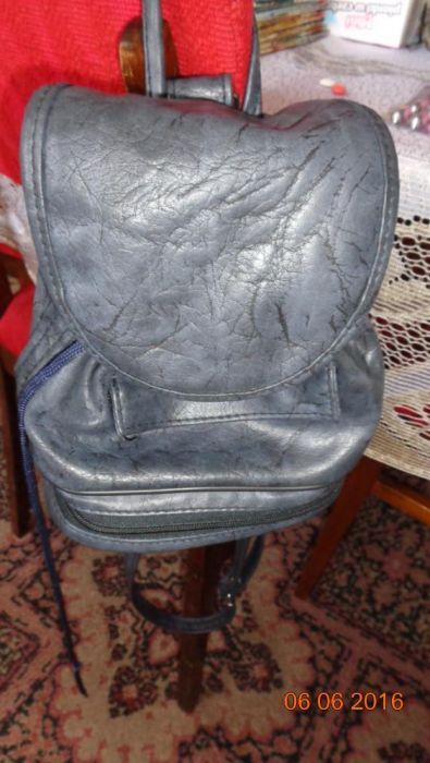 mały plecak - torebka skóra ekologiczna