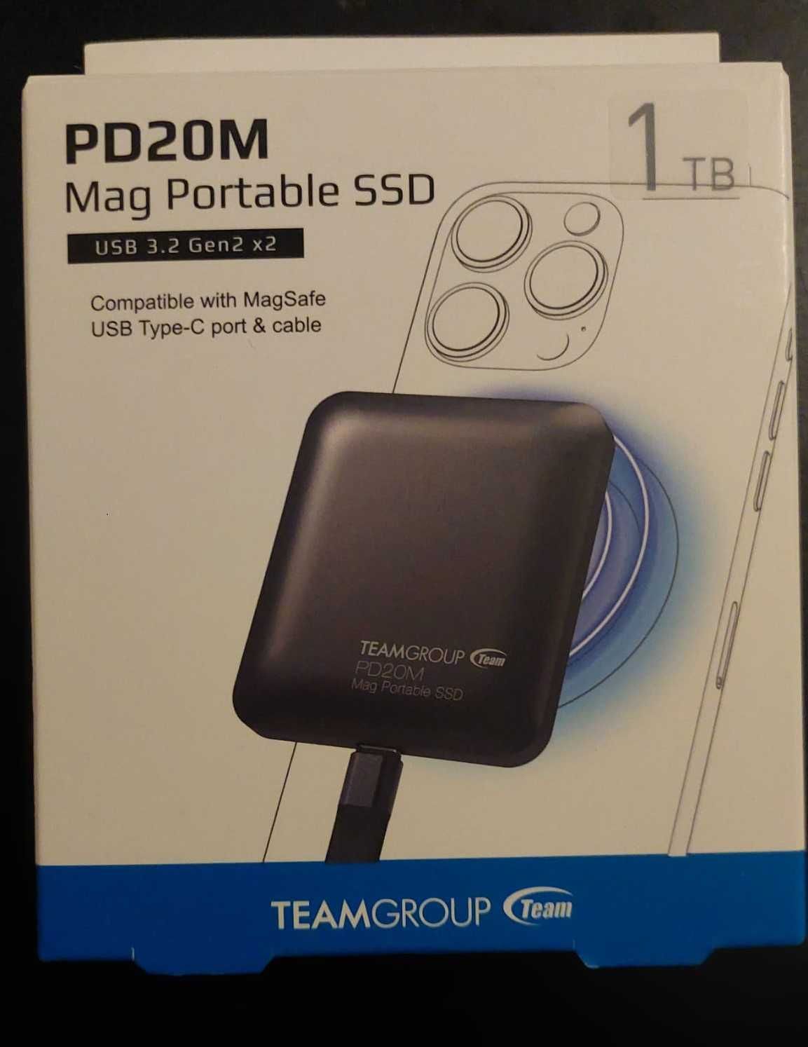 ***Promoção*** Disco Externo SSD Team Group 1TB USB 3.2 TYPE A/TYPE C