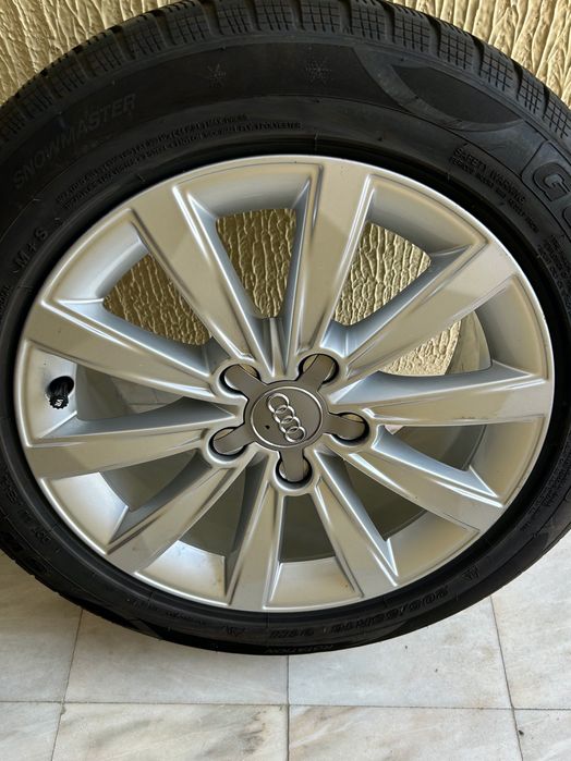 Jantes Audi R16 com pneus NOVOS (para carros VW, Audi, Seat, Skoda)