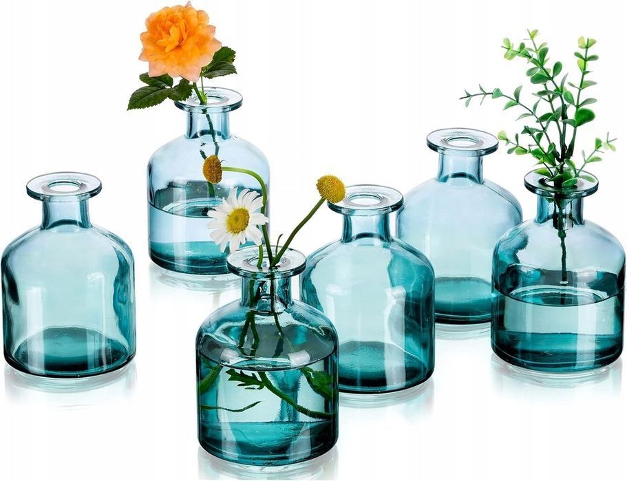 6x Wazon Dekoracyjny Na Kwiaty Trawę Pampasową Ozdobny