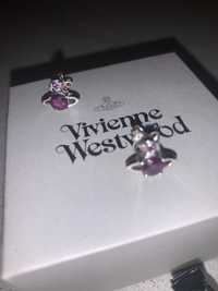 Vivienne Westwood Reina Earrings purple