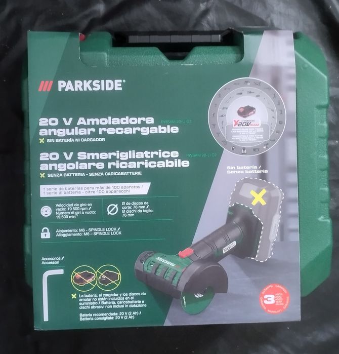 Rebarbadora a bateria 20V Parkside