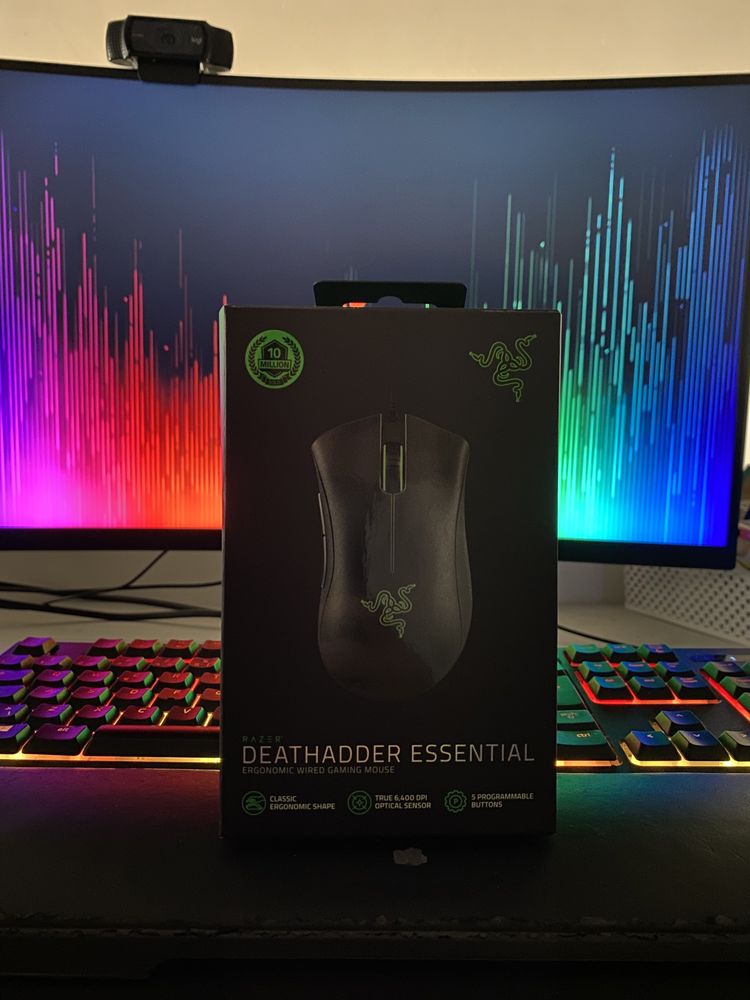 Rato razer deathadder essential ( Rato computador gaming )