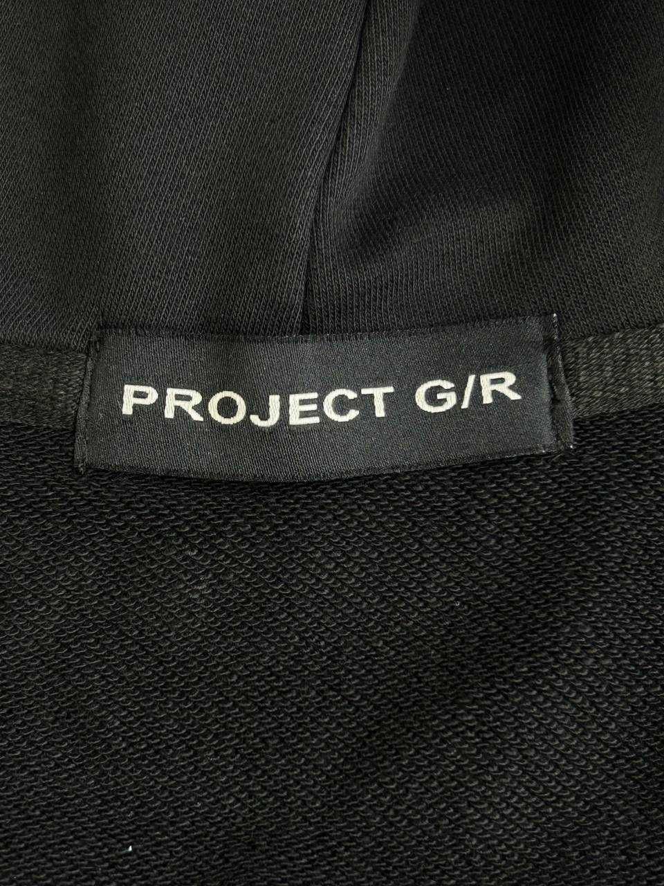 Project Grailz GR  zip up чорна зіпка зипка черная худи кофта худі S M