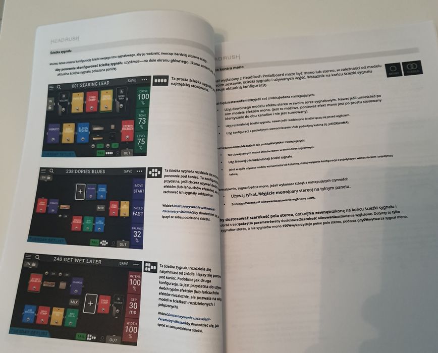 Headrush Pedalboard Eleven Instrukcja Obsługi Polska