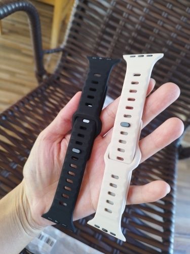 Pulseiras Silicone suave e macio Apple Watch 8 7 6 5 Novas Embaldas