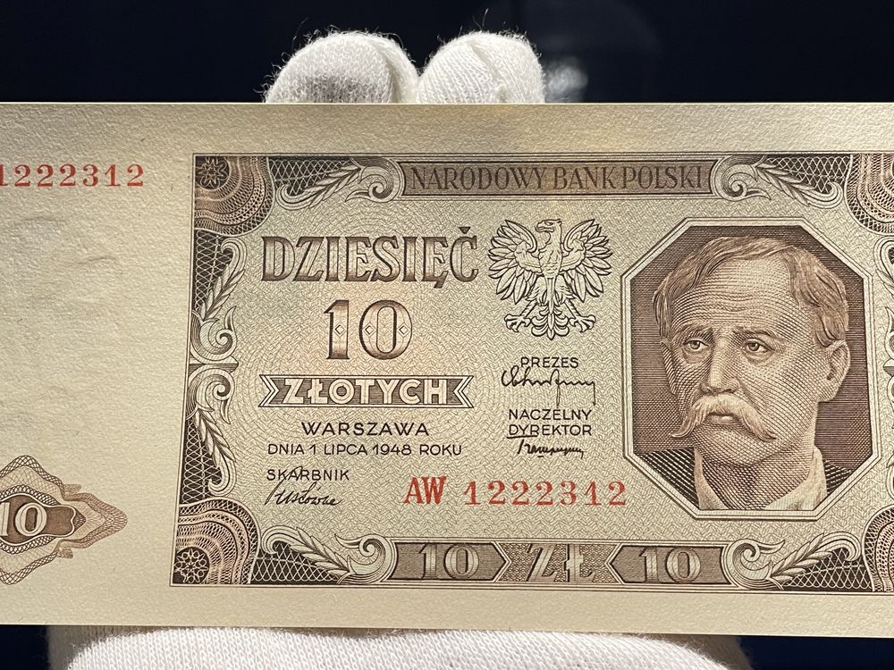 10 zł 1948r stan UNC PIĘKNY