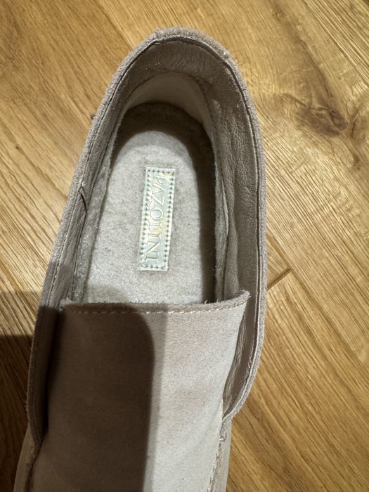 Замшеві напівчобітки на цигейці, 41 розмір, Carlo Pazolini