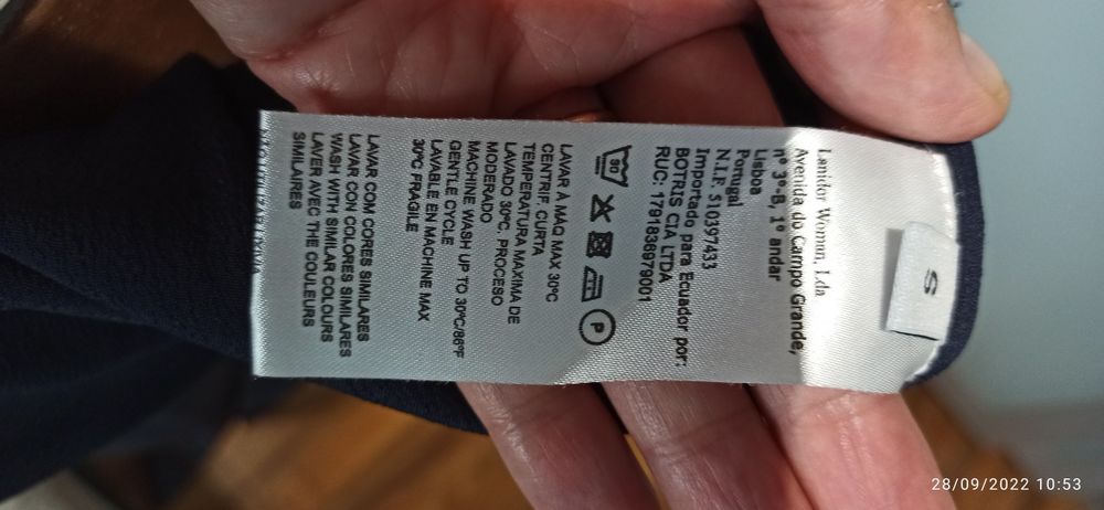 Macacão Lanidor novo Azul escuro c/ renda