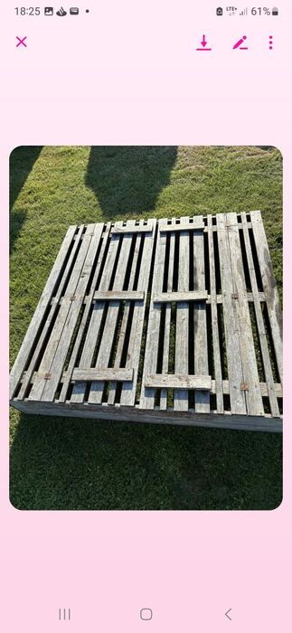 Piaskownica drewniana