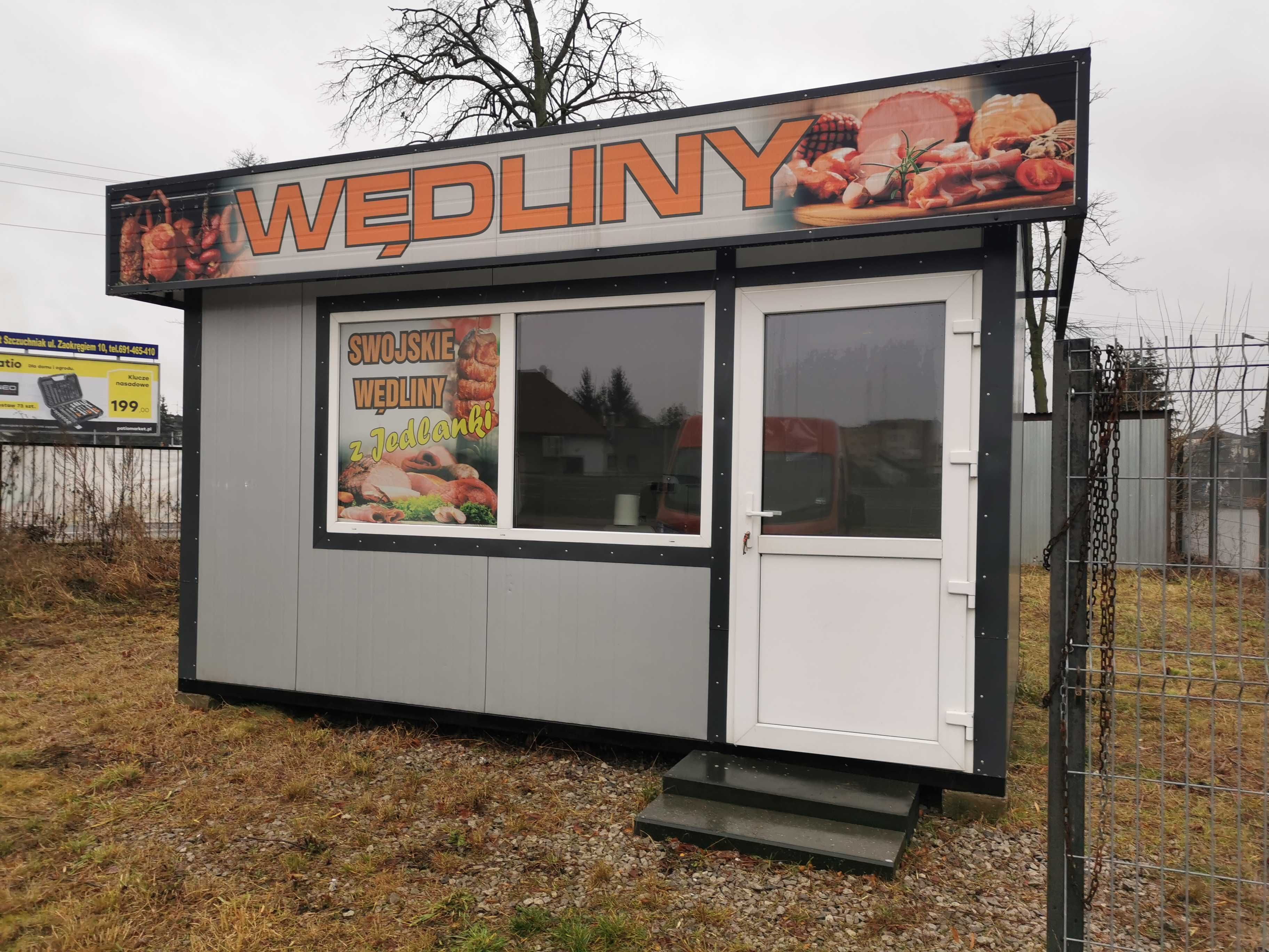 Pawilon handlowy gastronomiczny kontener biurowy sklep kiosk