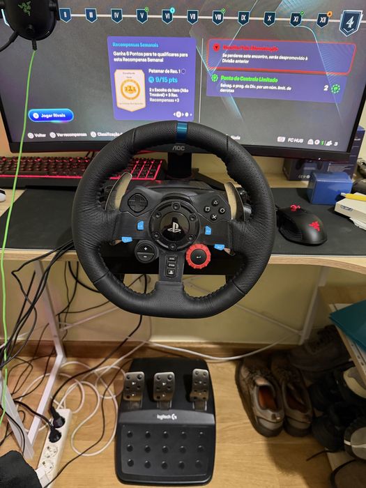 Logitech G29 Driving Force – Realismo e Performance de Corrida!