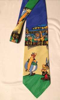 Галстук винтажный Астерикс и Обеликс Asterix краватка прикольный