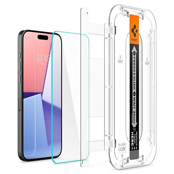 Szkło Hartowane Spigen Glas.tr Ez Fit 2-pack Iphone 15 Pro Braders