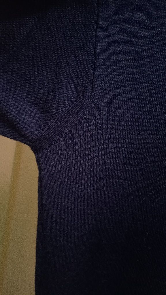 Made in Italy  Włoski sweter z golfem z wełny, 50% Merino,  L-XXXL