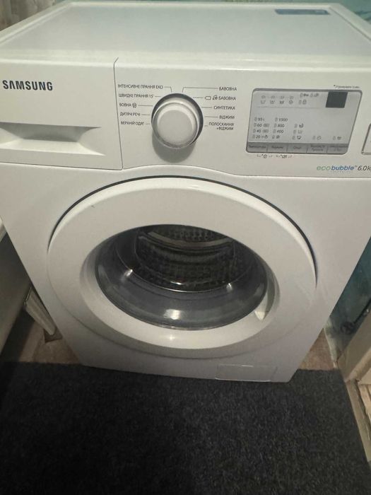 Пральна машина Samsung EcoBubble 6.0 kg