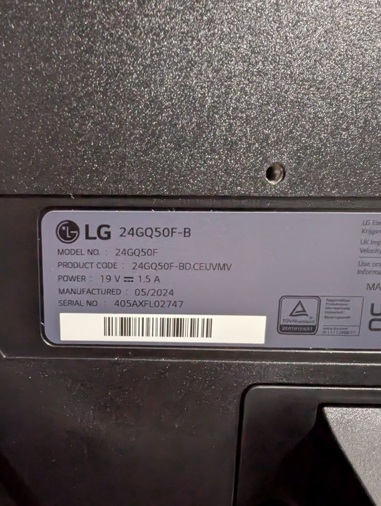 Monitor gaming LG 24GQ50F 165hz 1ms