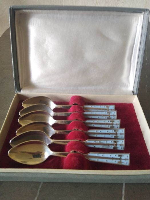 Срібні кавові ложки