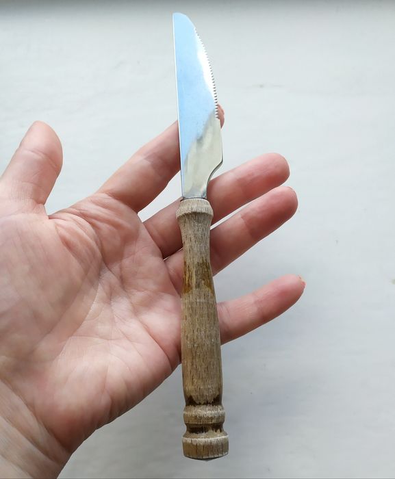 Вінтажна пара виделка та ніж GDR