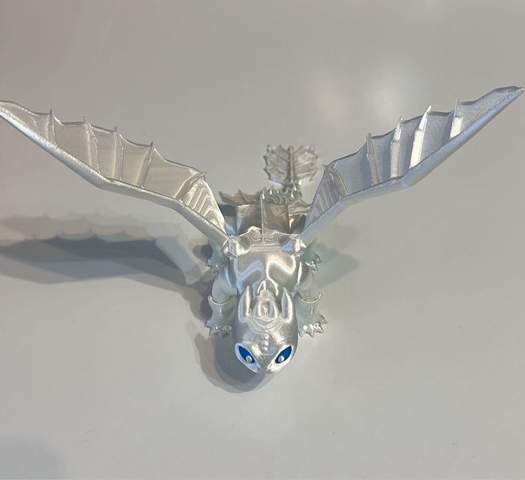 Figurka Biała Furia druk 3D