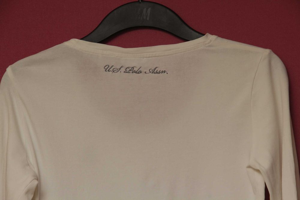 US Polo Assn рр S USPA лонгслив из хлопка