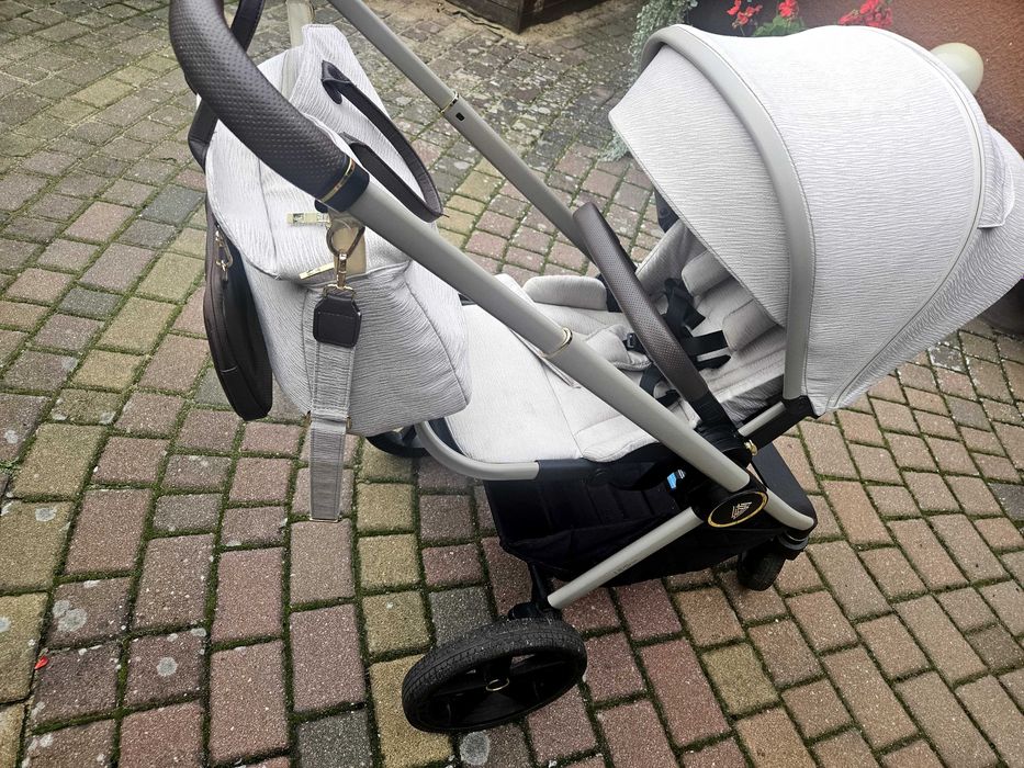 Wózek venicci Tinum upline stone beige+ fotelik cybex cloud t i-size