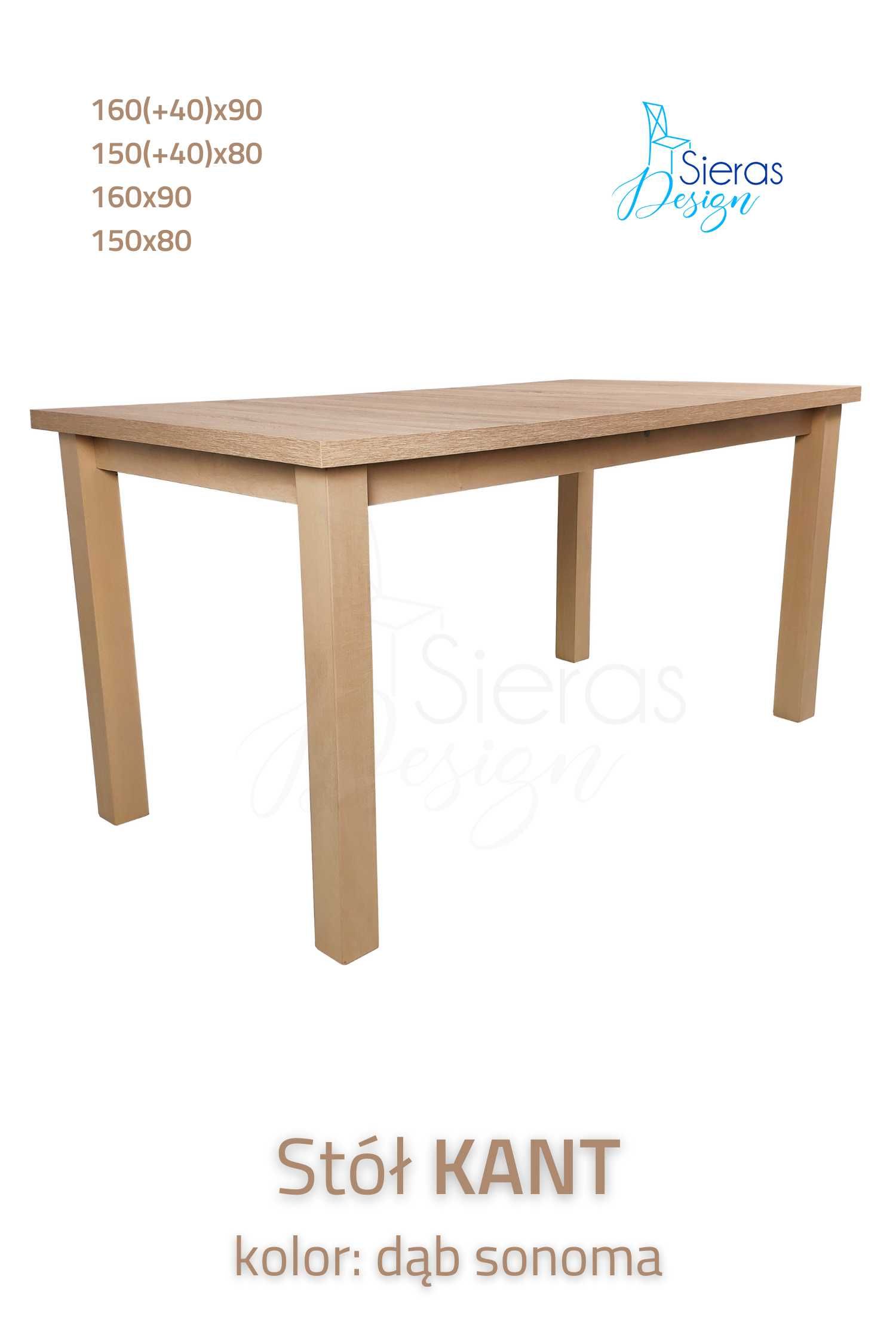 Zestaw Krzyżak: Stół 150(190)x80 + 6 krzeseł / Dostawa - cała Polska