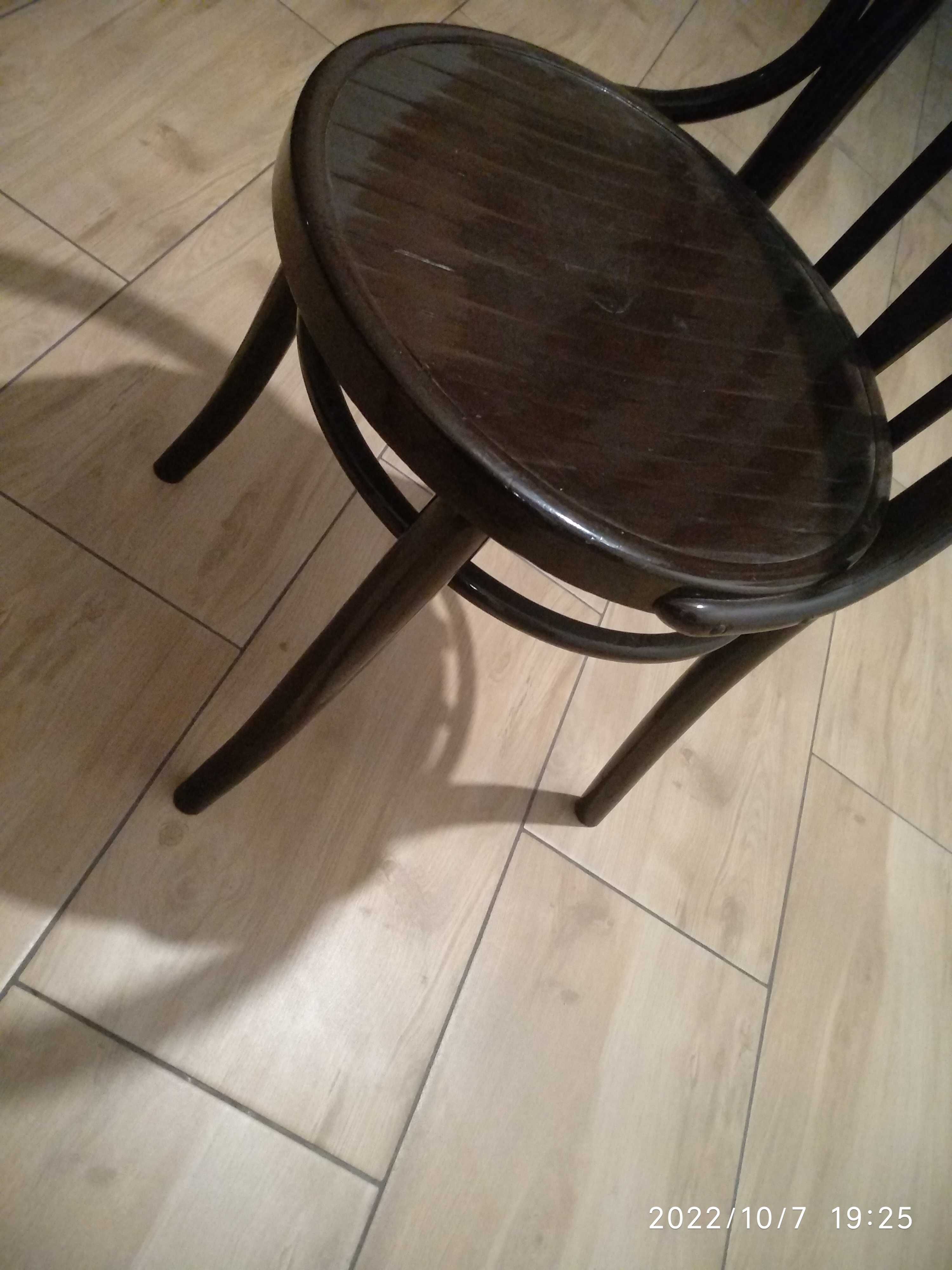 Gięte krzesło krzesła komplet unikat