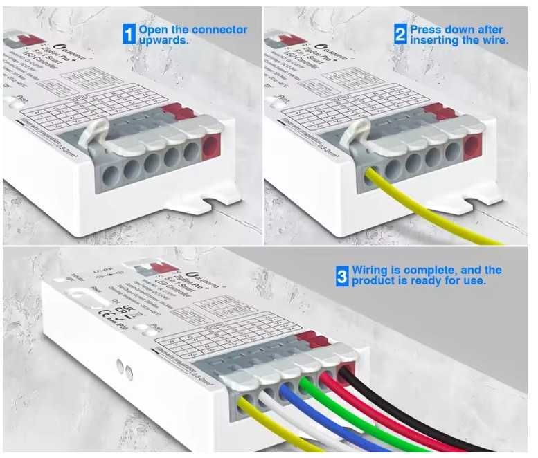 Controlador inteligente de luz led, 5 em 1.