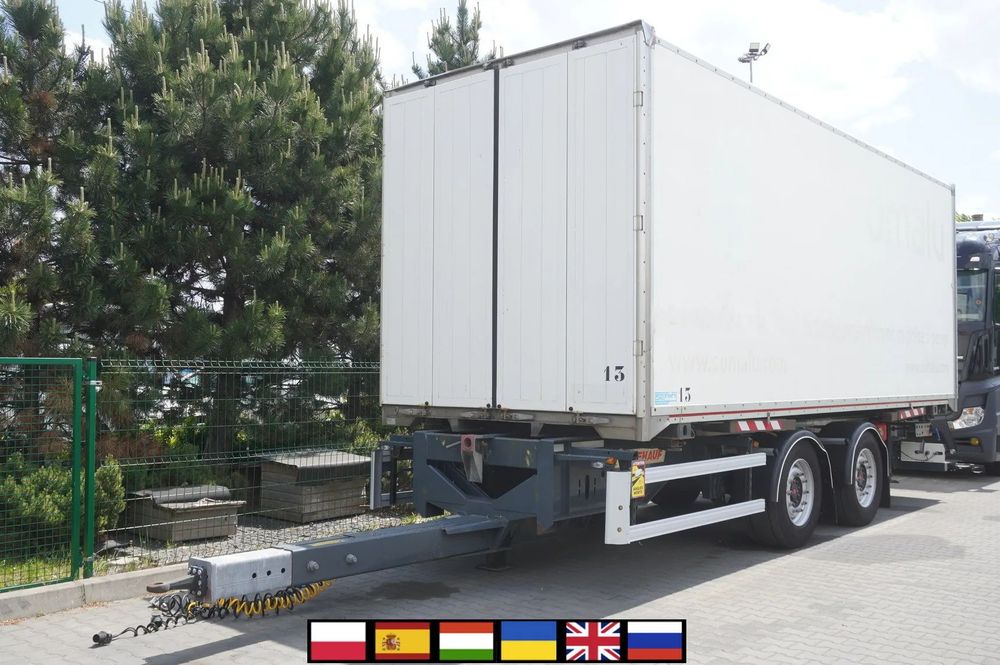 Fruehauf Przyczepa kontenerowa przejazdowa 18 EPAL / 2021 / osie SAF  _230121