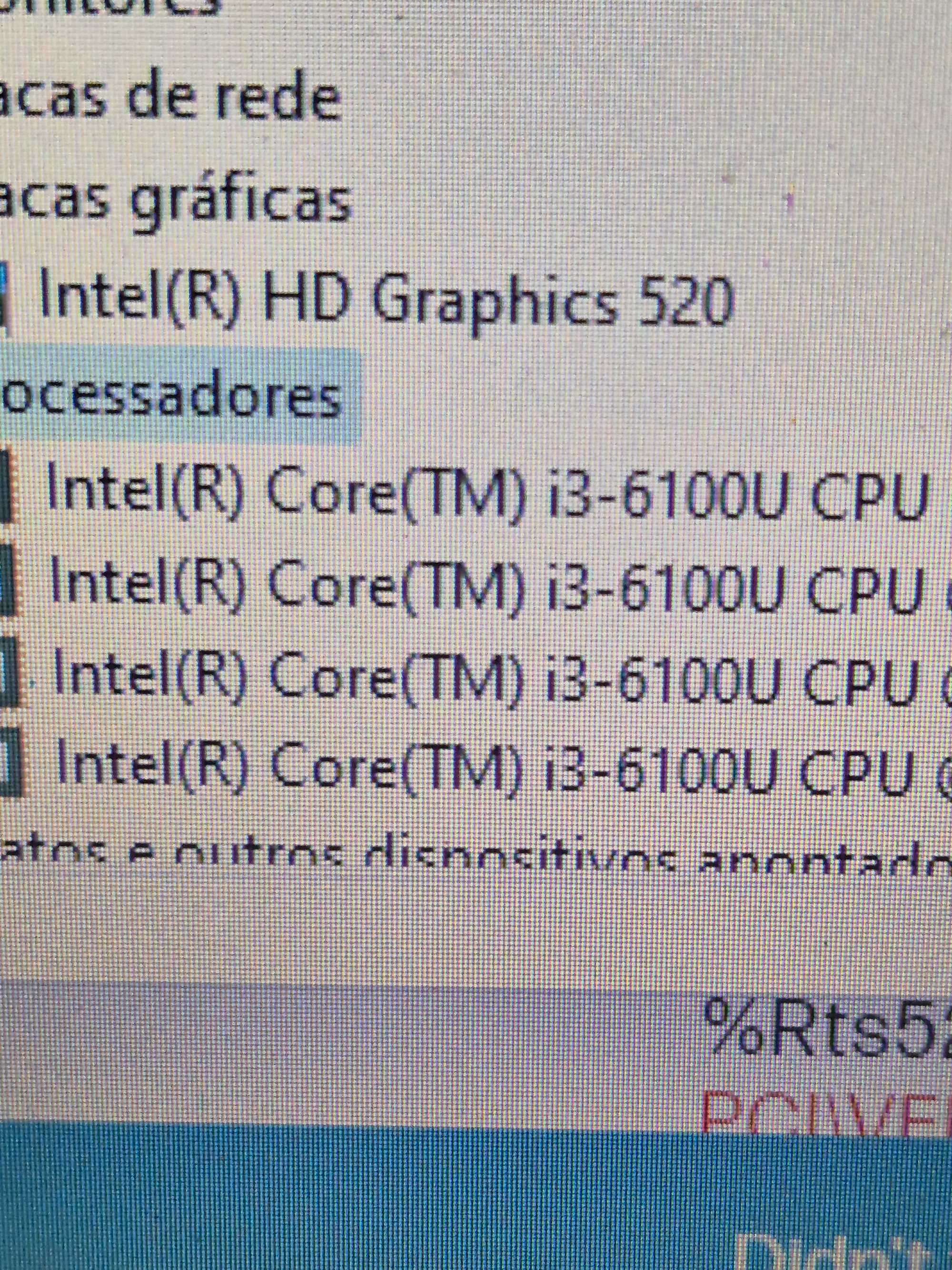 motheboard HP 430 G3 processador i3-6100, testada sem anomalia