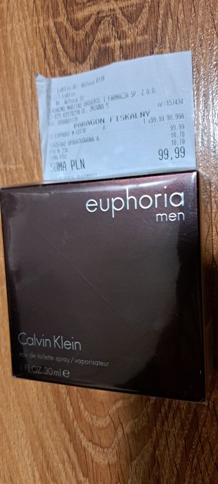 Perfumy męskie Calvin Klein Euforia Men 30ml w oryginalnej folii, z He