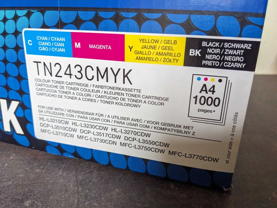 Оригінальний набір тонер картриджів Brother TN-243CMYK