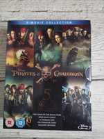 Piraci z Karaibów. Pirates of the CARIBBEAN 1-5 BLU-RAY Bluray nowe