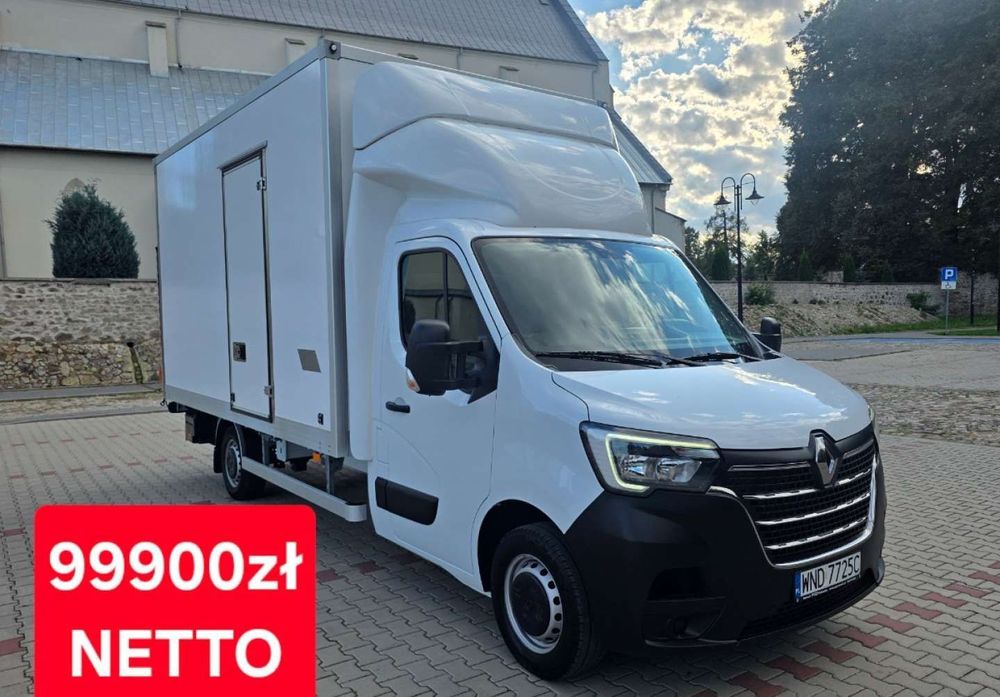 Renault Master  Kontener+drzwi/Winda/8 palet/Gwarancja/Salon PL/Serwisowany/Pneumatyka
