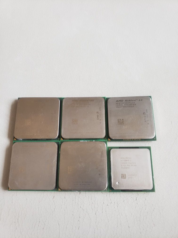 procesory 6 szt  Amd i jeden Intel