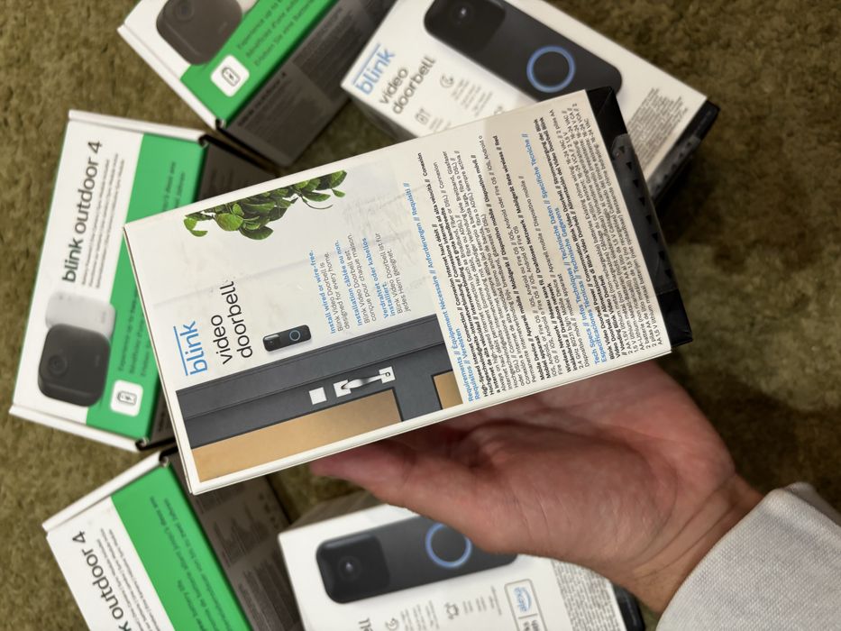 Pack Blink OutDoor 4 + Blink Video DoorBell SELADOS