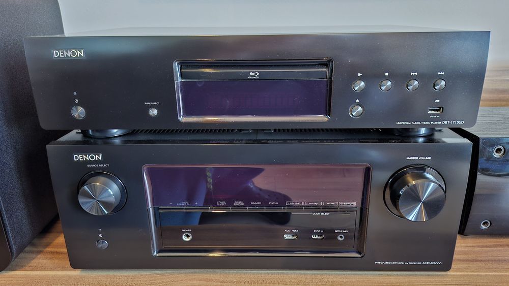 Zestaw kina domowego Denon + kolumny Jamo