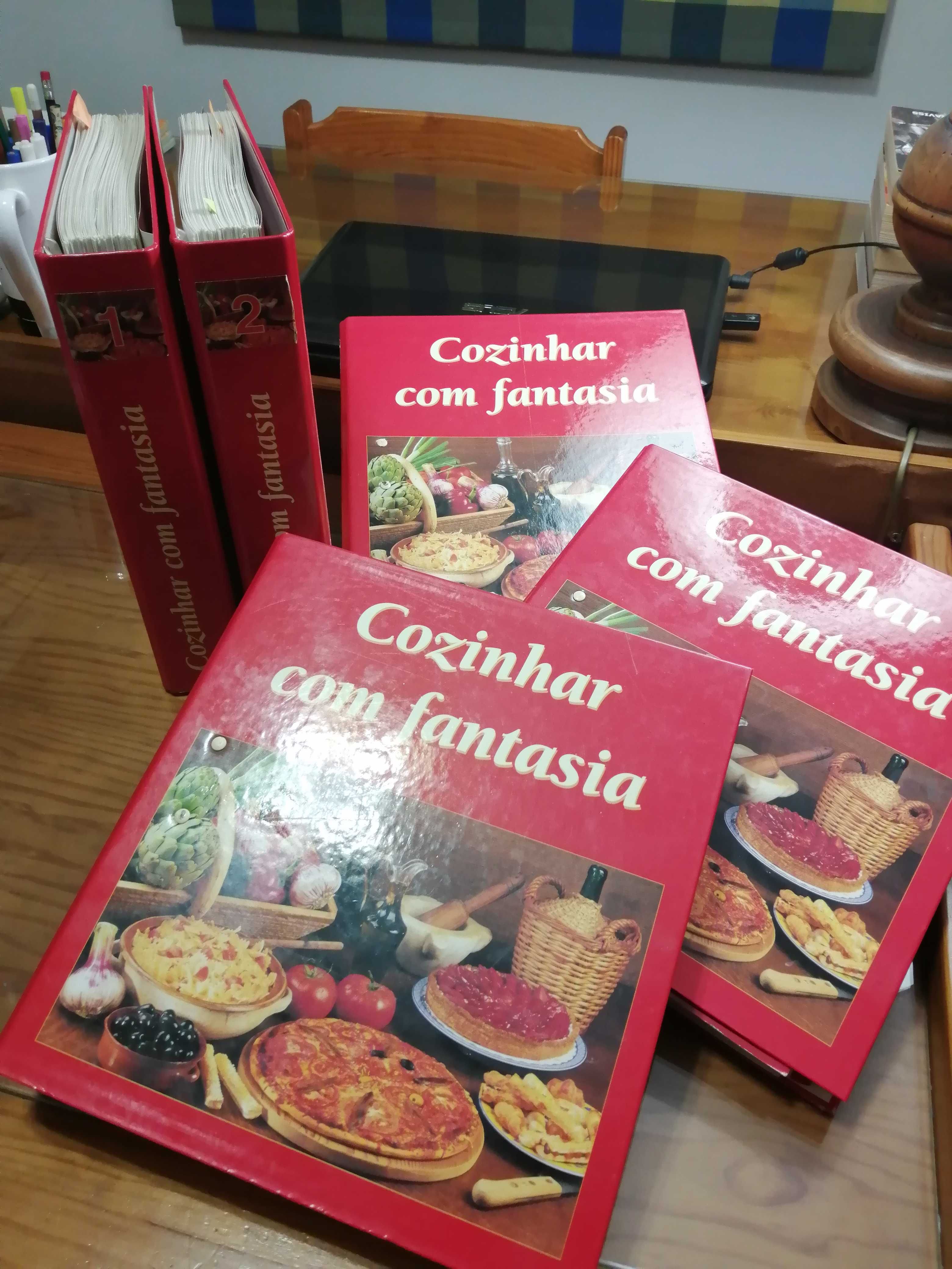 Coleção completa "Cozinhar com fantasia" (5 volumes, 776 fichas)