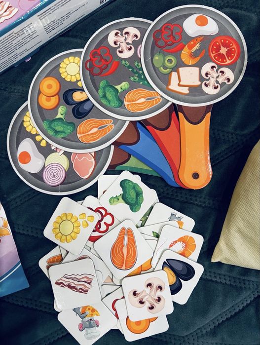 Класна дитяча настільна гра «Сковорідки» Vladi Toys 4–9 років