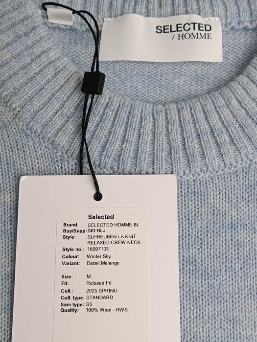 Светр чоловічий з вовни Selected Homme