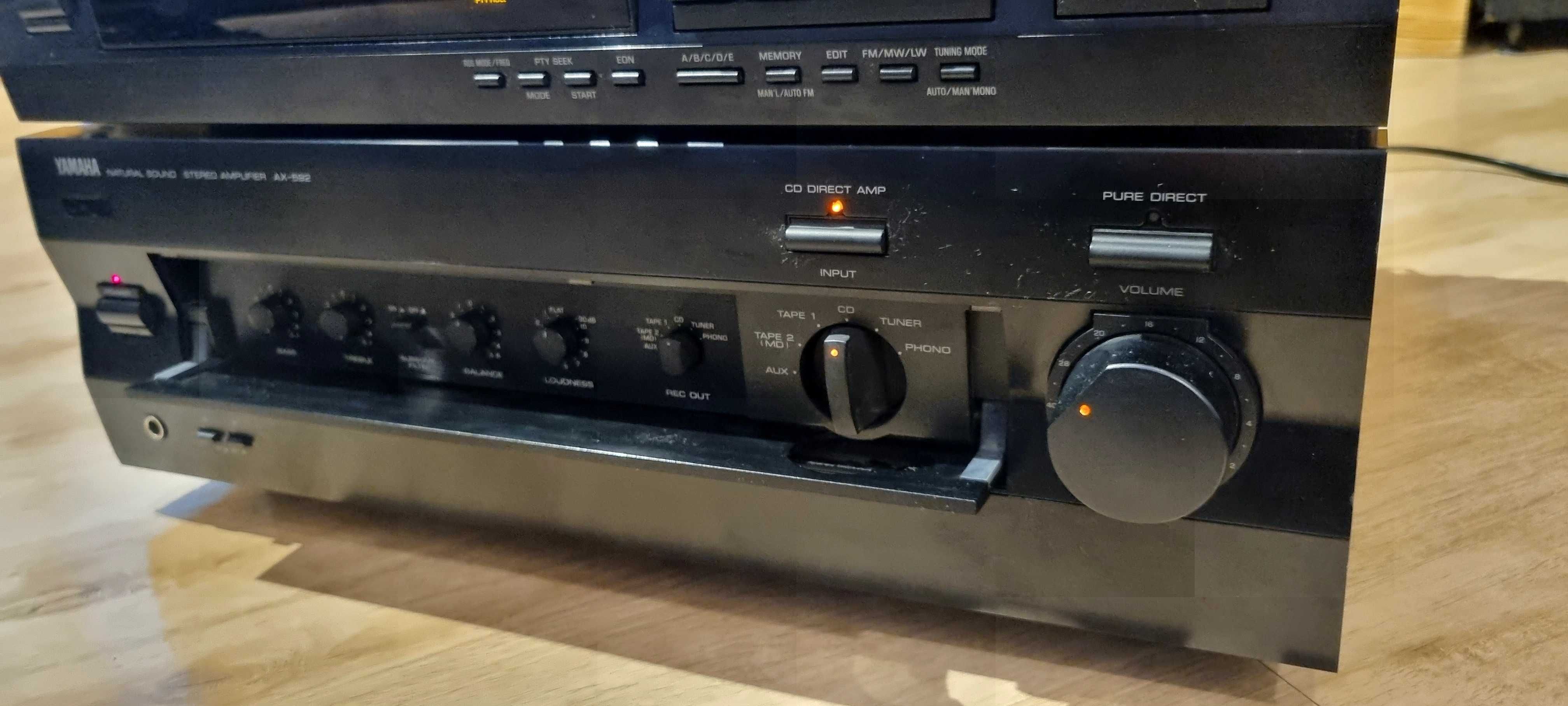 Zestaw yamaha AX-592 CDX-493 TX-492