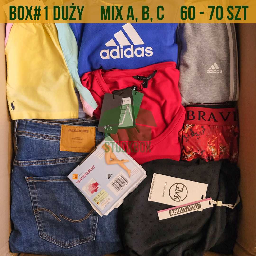 Box Zalando Amazon 30 -35 SZTUK odzież premium hurt hurtownia outlet