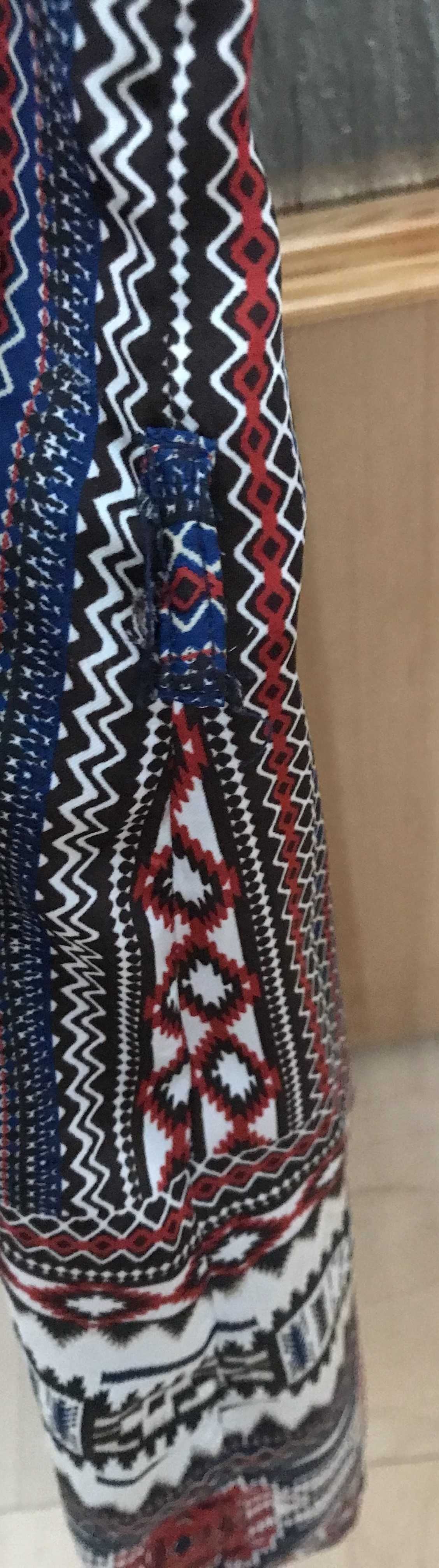 Letnia sukienka do kolan firmy Orsay, roz.38 (duży)