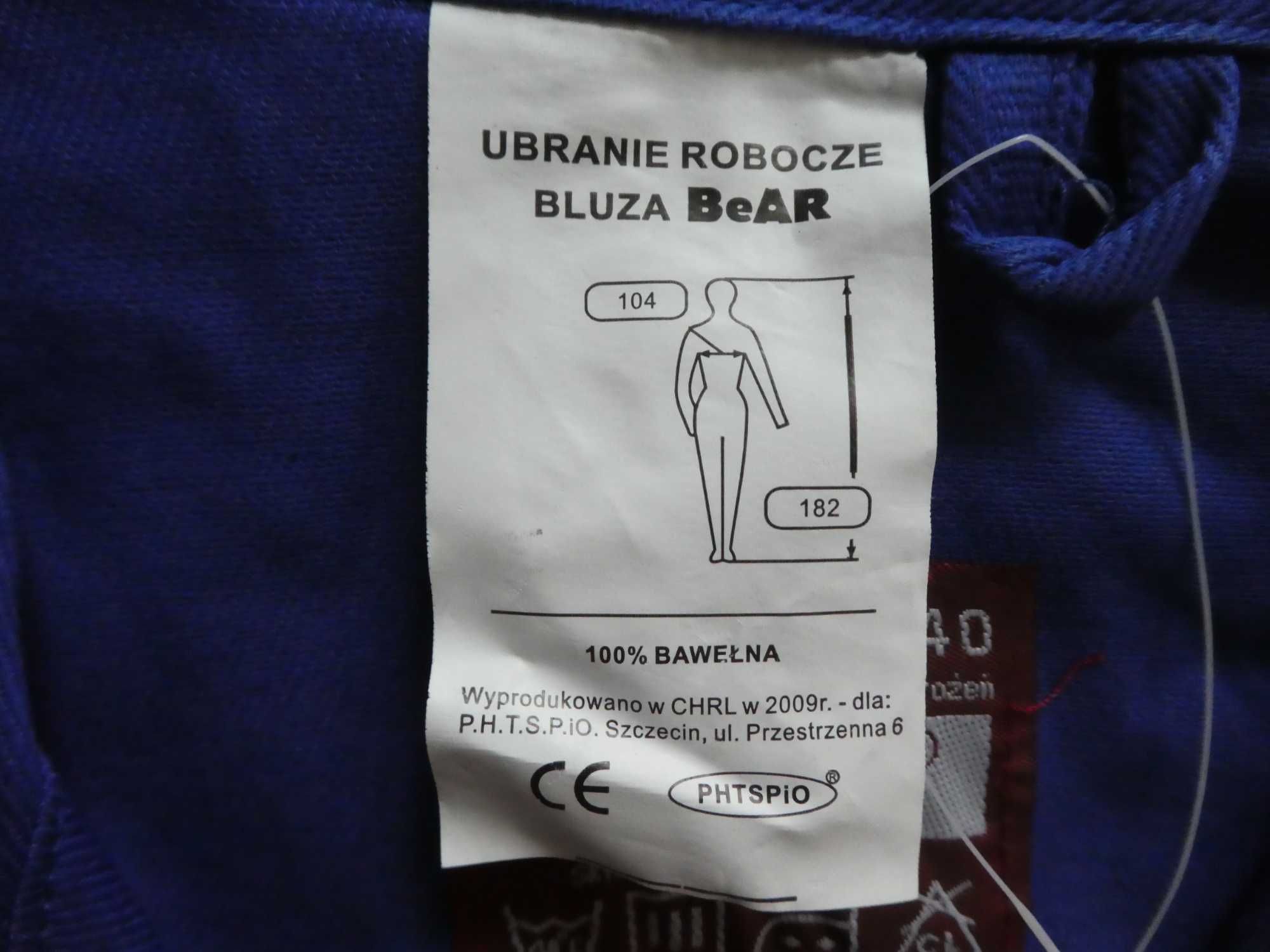 Bluza robocza BeAR, niebieska