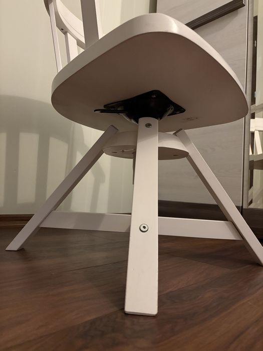 Krzesło obrotowe białe FEODOR z Ikea z regulacją wysokości