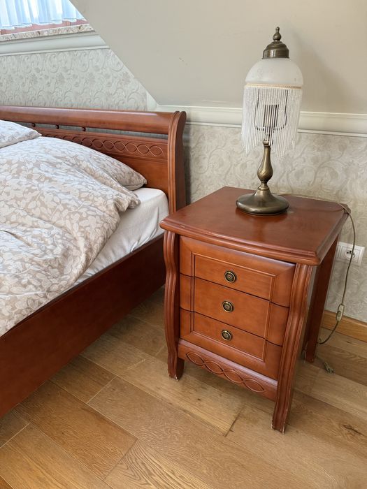 NOWA CENA Zestaw drewnianych mebli