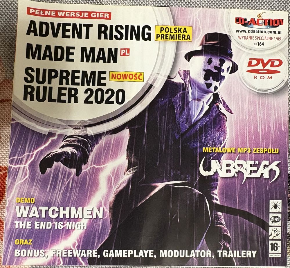 Gry CD-Action DVD nr 164: Advent Rising, Made Man, Supreme Ruler 2020