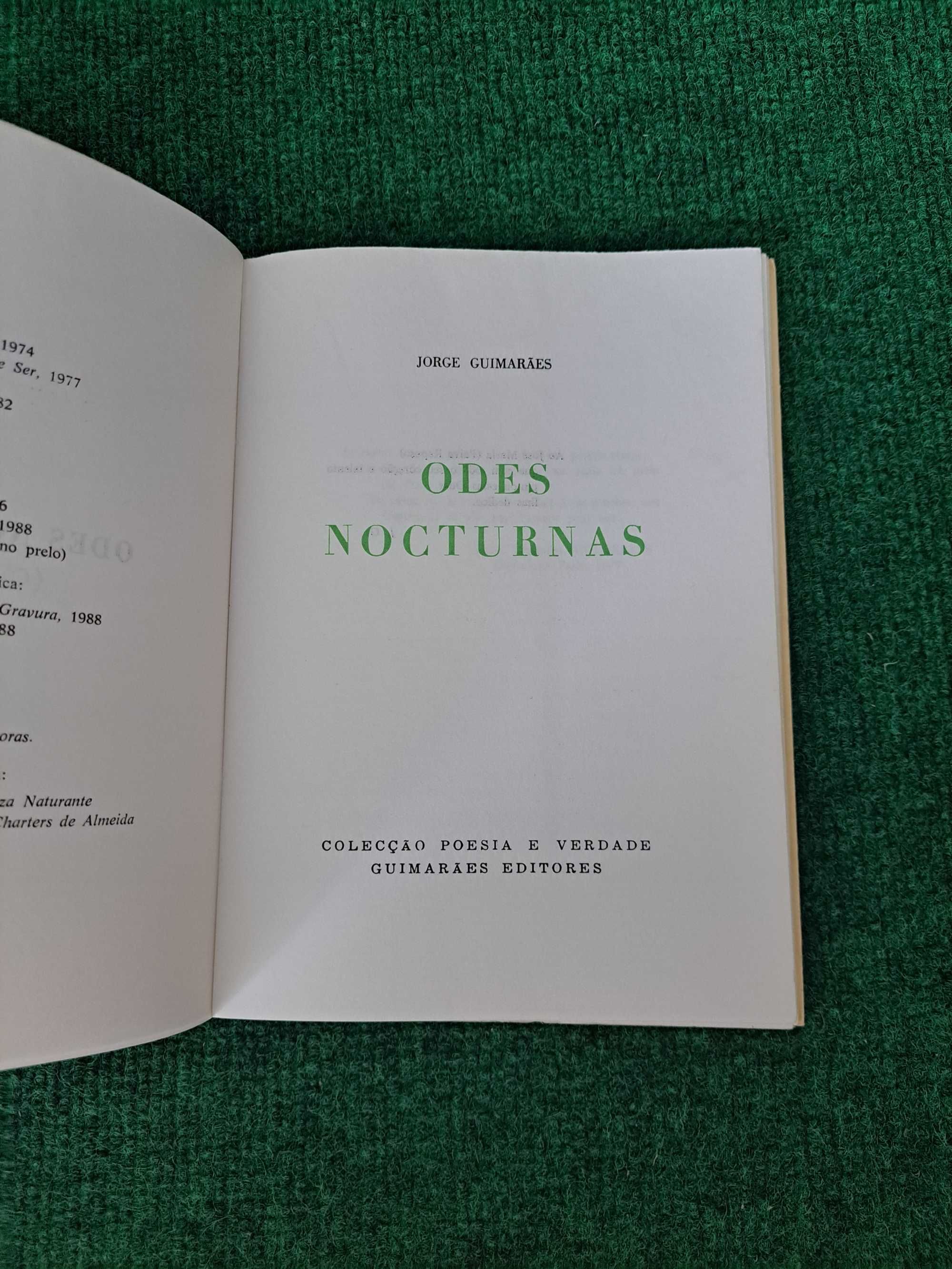 Odes Nocturnas - Jorge Guimarães