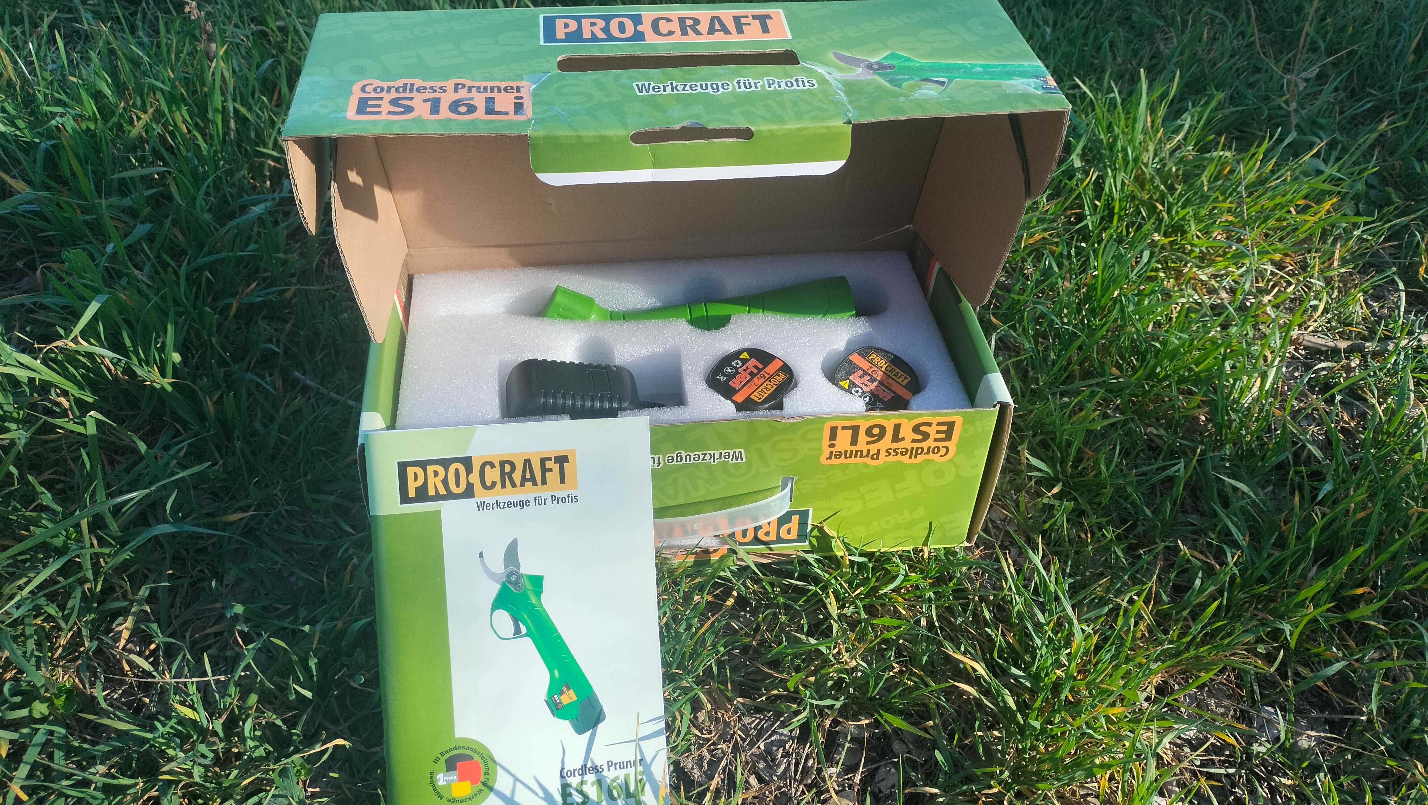 Секатор аккумуляторный, садовый, PRO CRAFT.